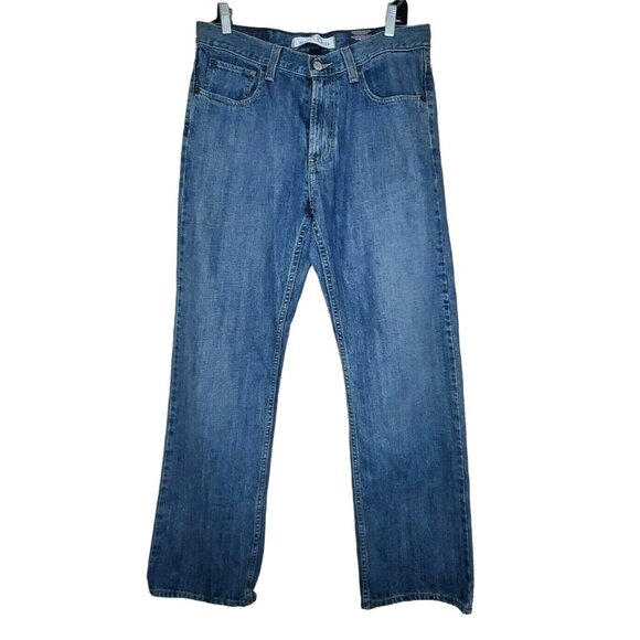 Hilfiger Brand Denim Freedom Relaxed Loose Fit Straight Leg Blue 32x32 Jeans